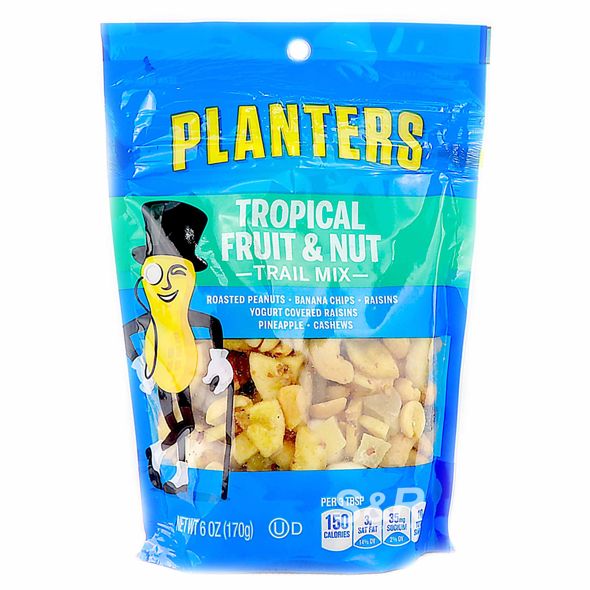 Planters Tropical Fruit And Nut Trail Mix 170g